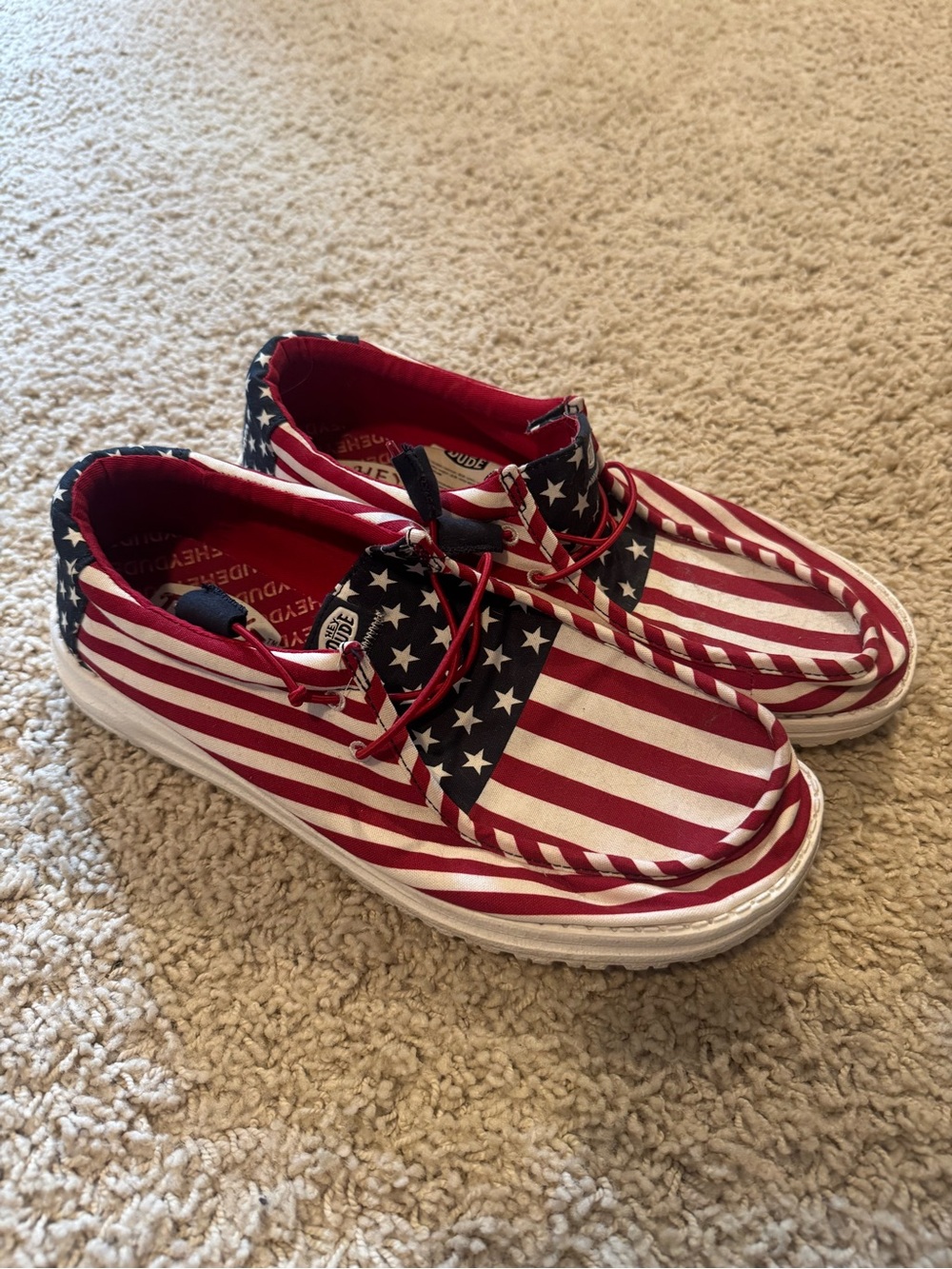 American Flag Hey Dudes